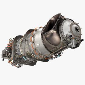 3D Pratt and Whitney PT6C Turboshaft Engine